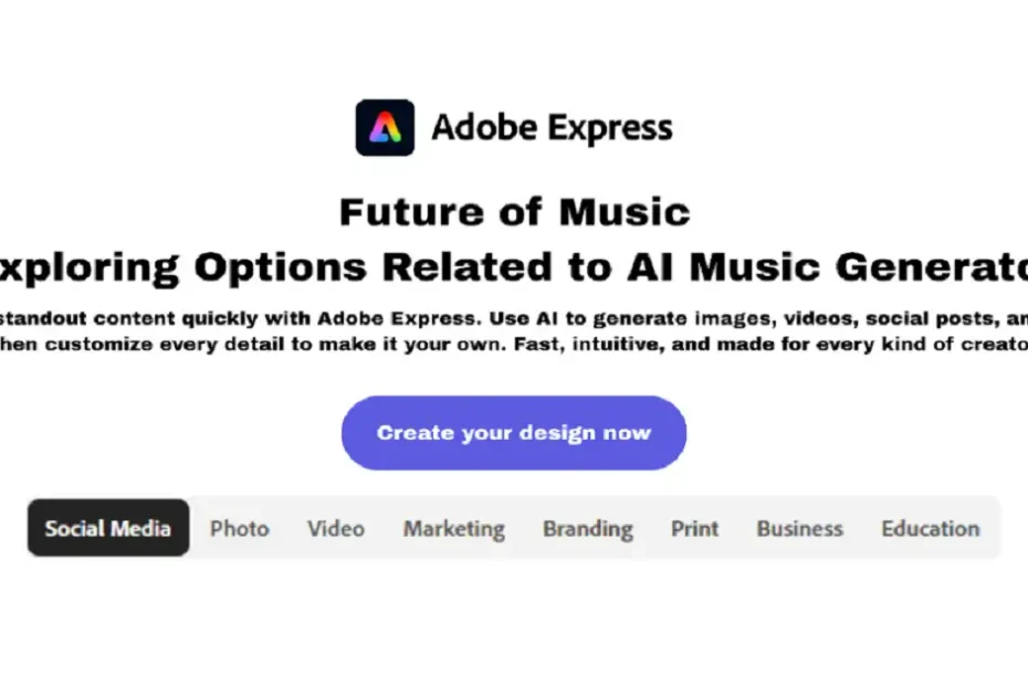 options related to AI music generators